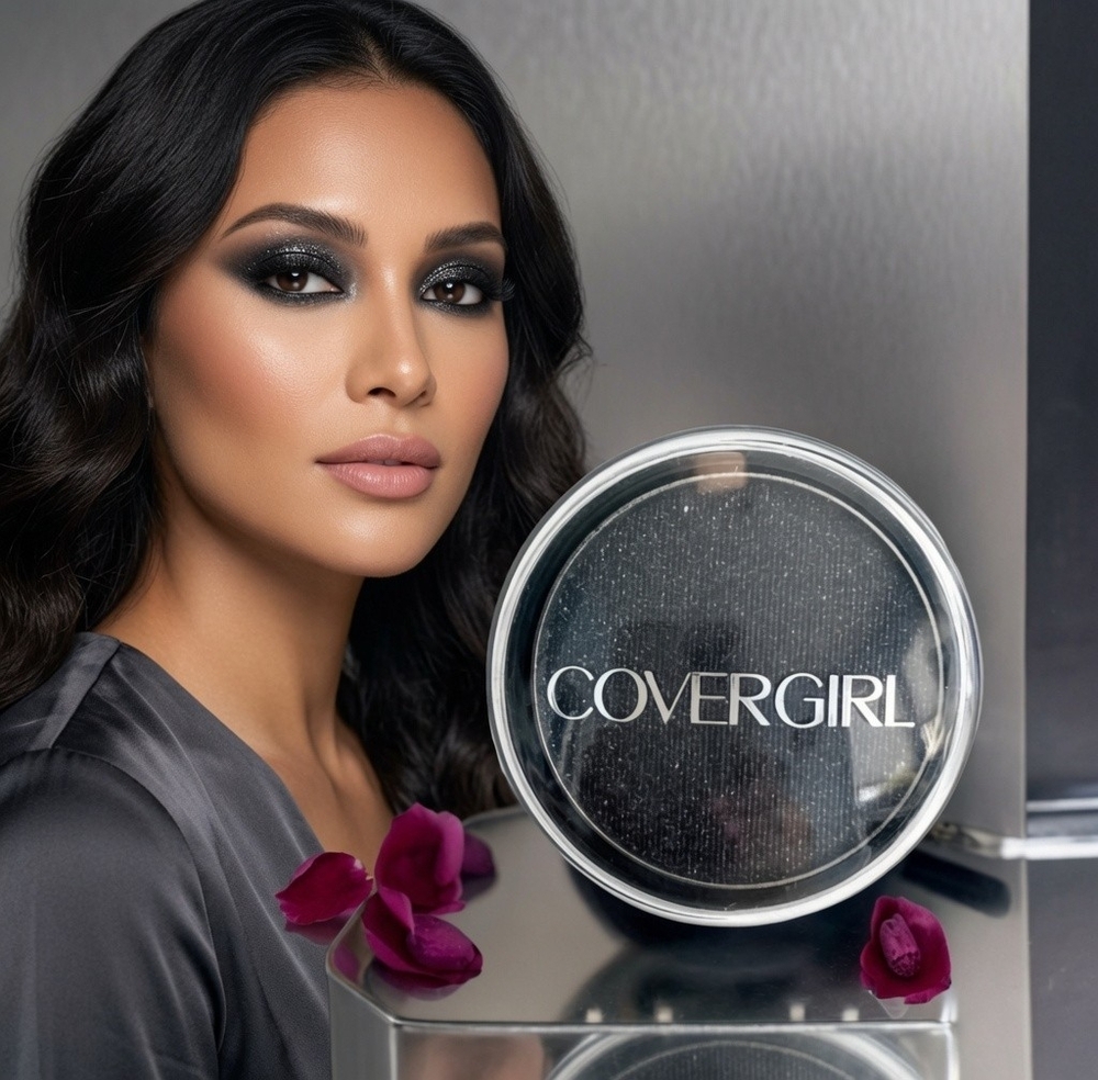 COVERGIRL Flamed Out Eye Shadow Pot Long-Lasting 300 Molten Black New